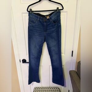 EUC Democracy Dark Blue Flare Jeans size 12